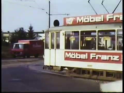Historische Aufnahmen/Führerstandsmitfahrten Straßenbahn Frankfurt 70er Jahre