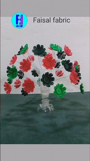 Recycled Material projects for school | plastic bottle crafts ideas #craft #flowers #homedecor #diy