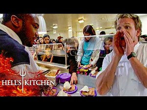 Chef Ramsay Challenges the Black Jackets To Cook a High School Lunch | Hell's Kitchen