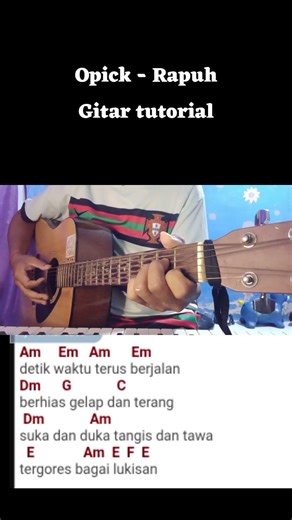 Rapuh || ukulele tutorial #gitartutorial