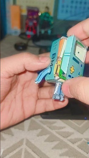 making of mini BMO #adventuretime #bmo #origamicraft
