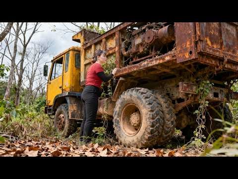 Genius Girl Brings an Abandoned Pickup Truck Back to Life | Full Cleaning and Repair