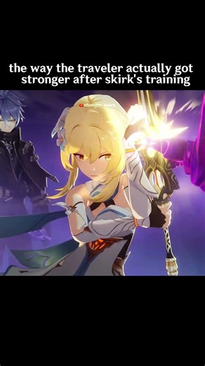 you can tell traveler carries themself differently now #genshinimpact #skirk #genshin #explore #fyp