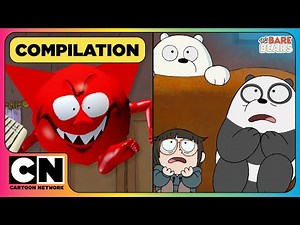 😈🐻 The Bears vs the Scary Internet Troll! 👹🖥️ | We Bare Bears | Halloween Episodes 🎃