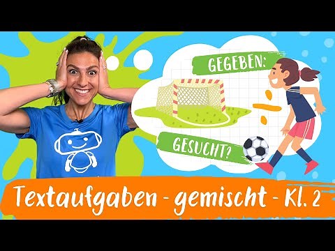 Gemischte Textaufgaben – Klasse 2 | Mathematik | Silicon Valley Kids