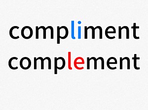 【一秒区分易混单词】compliment&complement