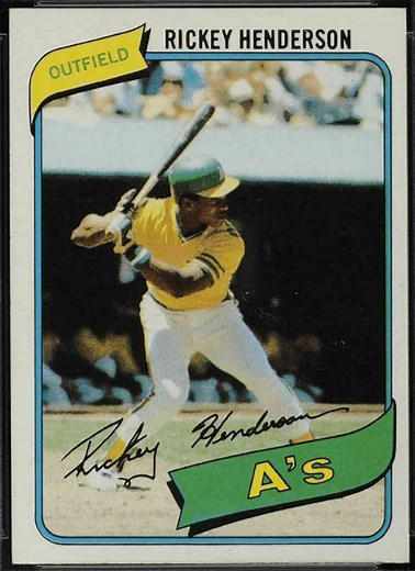 1980 Topps Rickey Henderson Rookie Card: A Closer Look