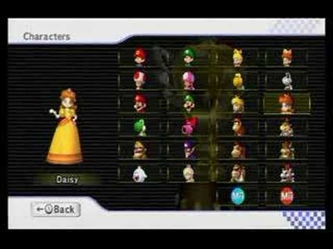 Mario Kart Wii - Full Roster