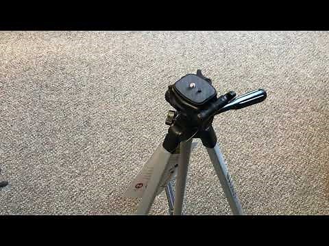 Setting up your webcam on the tripod