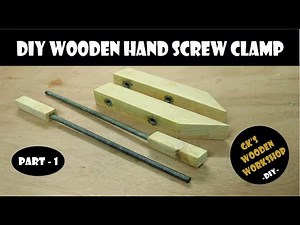 DIY Wooden Hand Screw Clamp | Part-1 | Easy and Simple