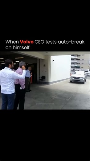 ADVICE FROM CEOs on Instagram: "It’s still unclear whether the person hit during the Volvo auto-brake demonstration was actually the CEO or not. Early reports and viral videos sparked speculation about the involvement of a company executive, but multiple sources indicate that the incident took place at a dealership in the Dominican Republic sand involved staff or journalists, not Volvo’s CEO. Volvo later clarified that the vehicle involved a Volvo XC60-was not equipped with the optional pedestri