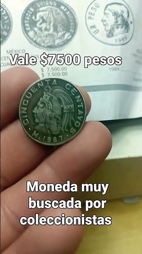 Very valuable ancient Mexican coin.