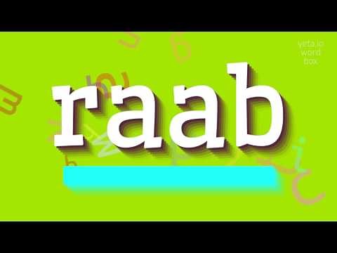 How to say "raab"! (High Quality Voices)