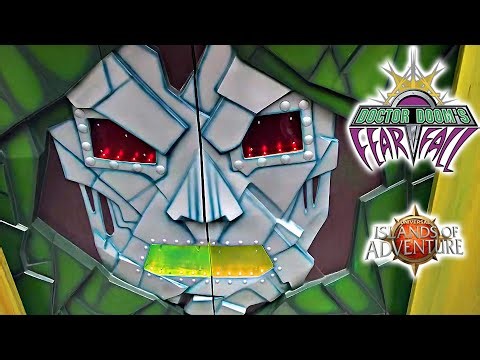 October 2025 Doctor Doom's Fearfall On Ride POV Islands of Adventure Universal Orlando Resort