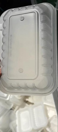 US Type Hinged Clear Clamshell Food Box Container Making Automatic Thermoforming Machine