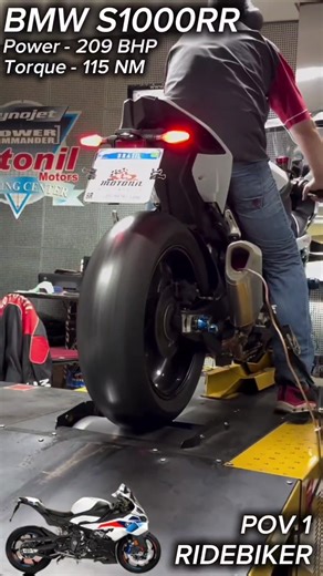BMW S1000RR With Full System Exhaust On Dyno Run🔥#shorts #shortsfeed #youtube #youtubeshorts
