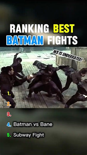 Ranking Best Batman Fight Scenes!