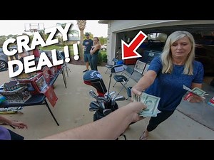 THE MOST EXPENSIVE GOLF CLUBS WE’VE EVER BOUGHT AT GARAGE SALES