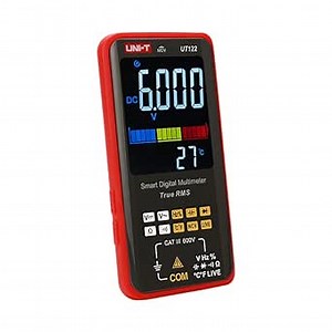 UNI-T UT121A UT121B UT122C Mini Smart Digital Multimeter True RMS Voltage Frequency Dual Display NCV Live Auto Range 6199 Count Meter（UT121C）