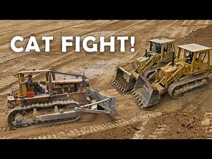 CAT Fight! Antique Dozer Takes on Track Loaders
