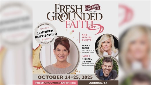 Fresh Grounded Faith Women’s Event, featuring Jennifer Rothschild and Friends, is coming to Lubbock on October 24 and 25