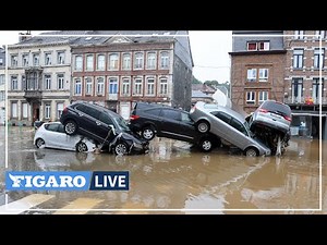 🔴Belgique: les dégâts impressionnants des INONDATIONS dans la ville de Verviers