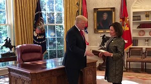 My great honor to just welcome newly appointed Ambassadors to Washington, D.C. We look forward to working with all of them! | Donald J. Trump