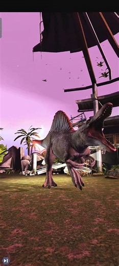 The SPINO Vs TRICERATOPS GEN 2 - Jurassic world the game #shortvideo