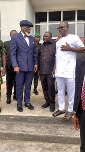 The Secretary to the Government of Enugu State welcoming Governor Kefas of Taraba who was accompanied by the well-known Prince Ngalam of Taraba, made a brief visit to Enugu. You should also try to visit Enugu. #PeterMbah #enugu | Obinna Onyia