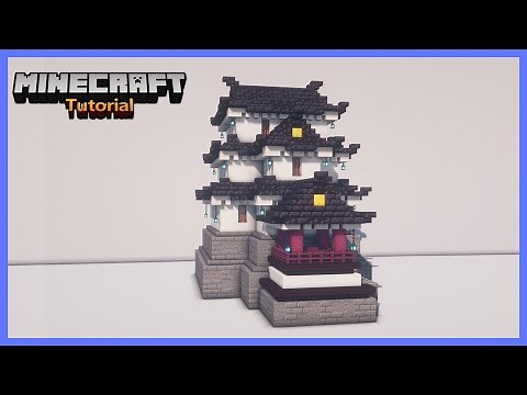 How to build a Easy japanese Castle in minecraft