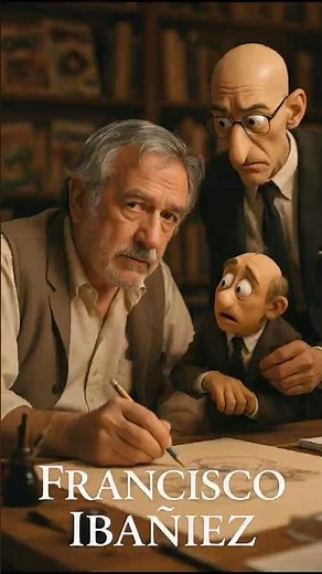Francisco Ibáñez: El Genio Que Inventó Mortadelo y Filemón #youtubeshorts #cine #shortshistóricos