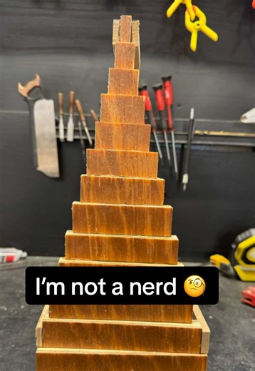 Work on the bent pyramids upper chamber model is coming right along! A few more weeks and my next video should be done and I have to say I think it’s one of my best yet. #egypt #pyramids #engineering #model