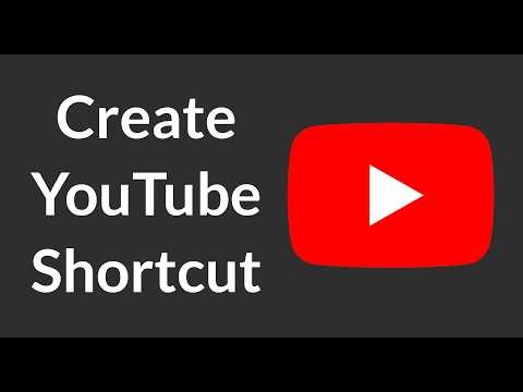How to Create YouTube Shortcut on Desktop | Add YouTube Shortcut to Desktop on Windows