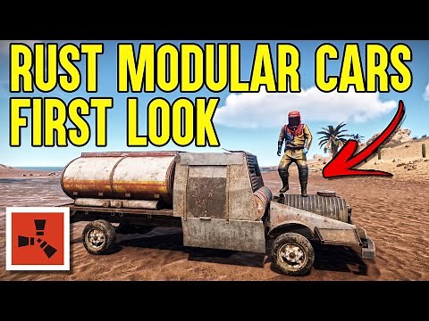 Rust Vehicles - First Look and What to Think For Rust Base Building (Modular Cars)