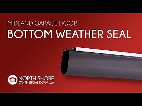 Midland Garage Door Bottom Weatherseal by Action Direct