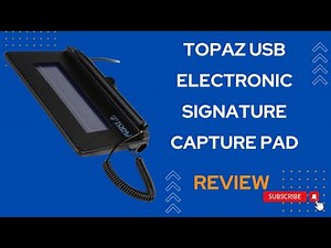 Topaz T-S460-HSB-R USB Electronic Signature Capture Pad Review