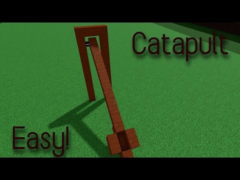 How To Make an Catapult | Build A Boat For Treasure
