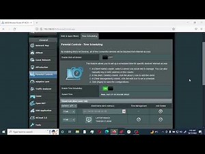 How to Setup Parental Control on ASUS RT-AC86U Merlin Router