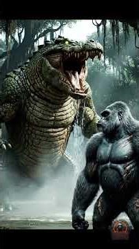 KingKong vs. The Ancient Swamp Crocodile – A Primeval Battle for Survival