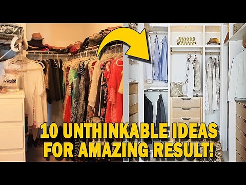 10 SMART Ideas Walk In Wardrobe For Small Rooms | Dressing Room Interior Design And Home Decor