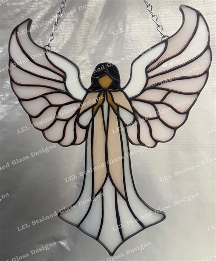 Angel Stained Glass Suncatcher Pattern - Etsy
