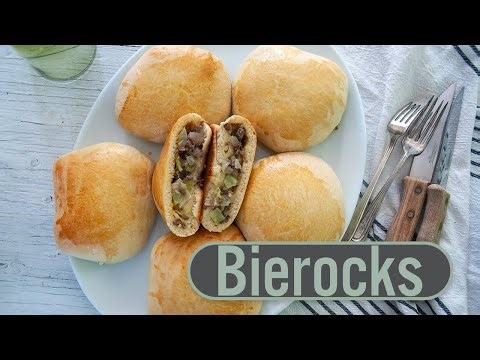 Bierocks (Runza) - Beef and Cabbage Stuffed Buns