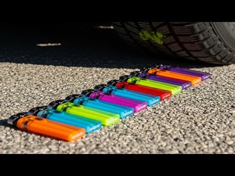 Car Driving Over Things / Experiment Crushing / Satisfying Car Crushing