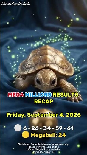 Mega Millions Result Recap: September 4, 2026 Friday