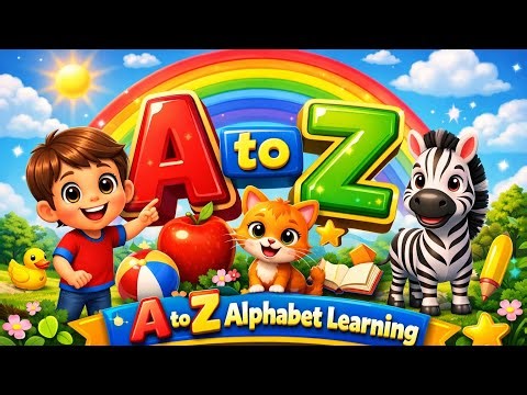 Kids ABCD Song | A to Z Alphabet Learning Hindi | 3D Cartoon Video