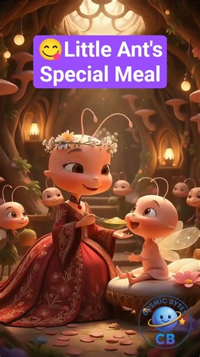 Little Queen's Special Feast🐜👑 #cute #animals #facts