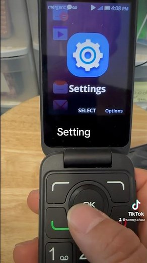 How to factory reset a flip phone
