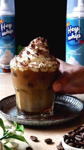 Café Style Vanilla Iced Coffee at Home | Easy Iced Coffee Recipe #shorts #youtubeshorts #ytshorts