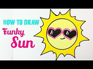HOW TO DRAW SUN | Easy & Cute Sun Drawing Tutorial For Beginner