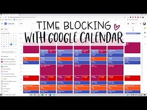 Time Blocking with Google Calendar | Work From Home Mom Tips